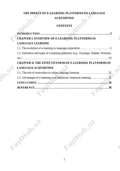 the impact of e-learning platforms on language acquisition — PDF