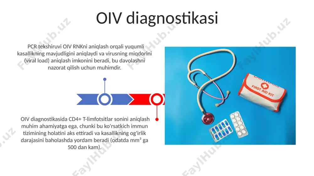 fond (global fund) har yili milliardlab dollar mablag'larni oiv profilaktikasi, davolash va yordamga yo'naltiradi, bu esa millionlab odamlarning hayotini saqlab qolishga yordam beradi. 20 dan ortiq mamlakat oiv infektsiyasining tarqalishini sezilarli darajada kamaytirishga erishdi, bu esa erkaklar va ayollar orasida xavfsiz jinsiy aloqa to'g'risidagi bilimlarni oshirish va keng ko'lamli profilaktika dasturlarining samaradorligini ko'rsatadi. oivning tarqalish yo'llari oivning asosiy tarqalish yo'llaridan biri bu himoyalanmagan jinsiy aloqa bo'lib, 80% dan ortiq infeksiya holatlari shu yo'l orqali yuzaga keladi. ifloslangan tibbiy asboblar orqali oiv yuqishi xavfi juda yuqori bo'lib, sterillizatsiya qilinmagan igna va shpritslardan foydalanish 100% ga yaqin infeksiya xavfini keltirib chiqarishi mumkin. oiv nima? oiv infektsiyasi dastlabki bosqichda asemptomatik bo'lishi mumkin, ammo keyinchalik oitsga, ya'ni so'nggi bosqichga o'tishi mumkin, bu esa 20 dan ortiq imkoniyat kasalliklariga olib kelishi mumkin. oiv, odam immunitet tanqisligi virusi, immun tizimiga hujum qilib, organizmni turli infektsiyalarga moyil qiladigan retrovirusdir; taxminan 37 million kishi oiv bilan yashaydi. e'tiboringiz …