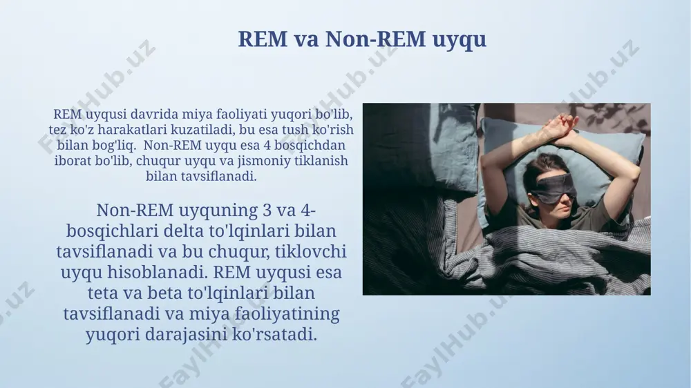 uyqu va uning turlari. uyqu nazariyalari - Page 5