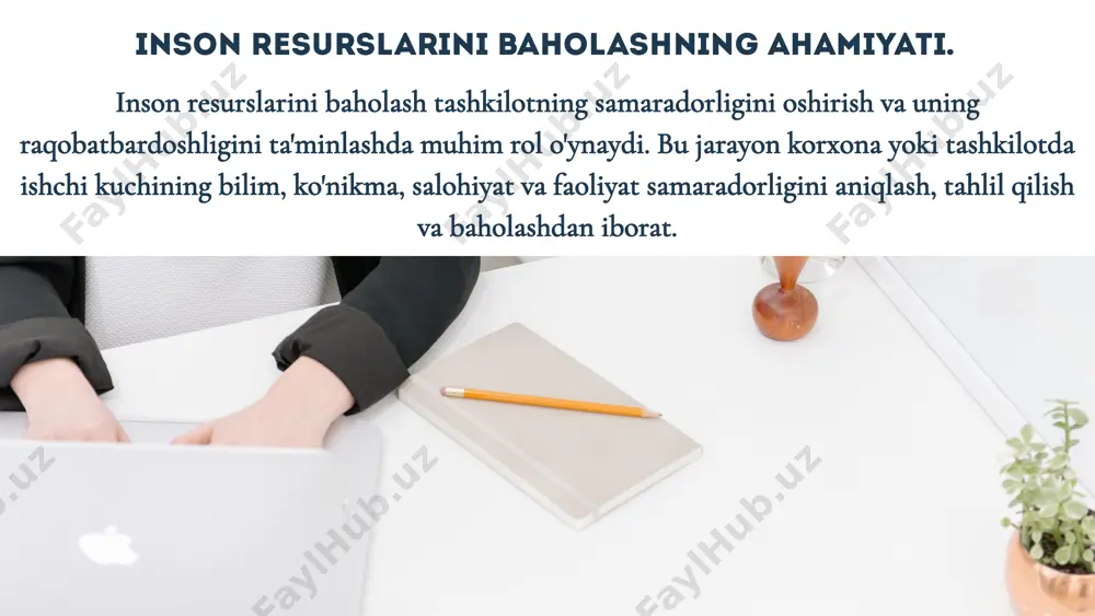 inson resurslarini baholashning zamonaviy uslublari - Page 4
