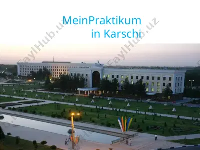 mein praktikum in karschi — PPTX