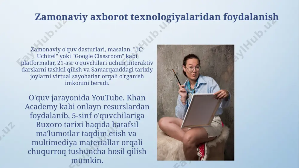 zamonaviy tarix darslariga boʻlgan ilmiy-metodik va didaktik talablar - Page 5