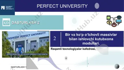 python dasturlash tili — PPT