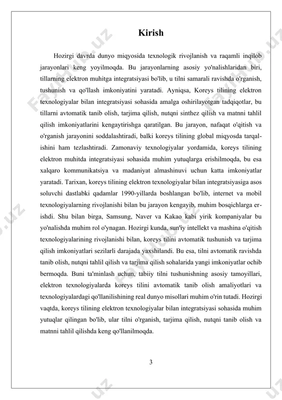 bilan bog'liq. bu tamoyil, kompyuterlarning katta hajmdagi koreys tilidagi matnlar va nutq ma'lumotlarini o'zlashtirishiga imkon beradi. mashina o'qitish texnologiyalari, sun'iy intellekt asosida, til modellari va kontekstual tushunishni rivojlantiradi. bu yondashuv, tilni avtomatik ravishda to'g'ri tushunish va tarjima qilishda sezilarli yutuqlarga olib kelmoqda. masalan, transformer arxitekturasi asosidagi modellar, masofadan turib, tilning kontekstini chuqurroq anglash imkoniyatini yaratmoqda. bu tamoyil, koreys tilining murakkab grammatik va semantik strukturalarini tushunishda yordam berib, tilni raqamli muhitga yaxshiroq moslashtirishga xizmat qiladi. uchinchi tamoyil, kontekstual tushunishni rivojlantirish uchun kontekst asosida tahlil qilish va ma'lumotlarni model qilishdir. koreys tilida, ayniqsa, dialektlar, aksentlar va kontekstga bog'liq ma'nolar ko'pincha nutq va yozma matnlarda farq qilishi mumkin. bu tamoyil, tilning kontekstual qirralarini to'g'ri anglash uchun zarur bo'lib, bu orqali kompyuterlar tildagi noaniqliklarni aniqlash va to'g'ri tarjima qilish imkoniyatiga ega bo'ladi. kontekstual model, masalan, so'zlarning muhitdagi joylashuvi va ma'nosiga asoslanib, to'g'ri tarjima yoki tushunishni ta'minlaydi. bu tamoyil, koreys tilining murakkab va boy kontekstual …