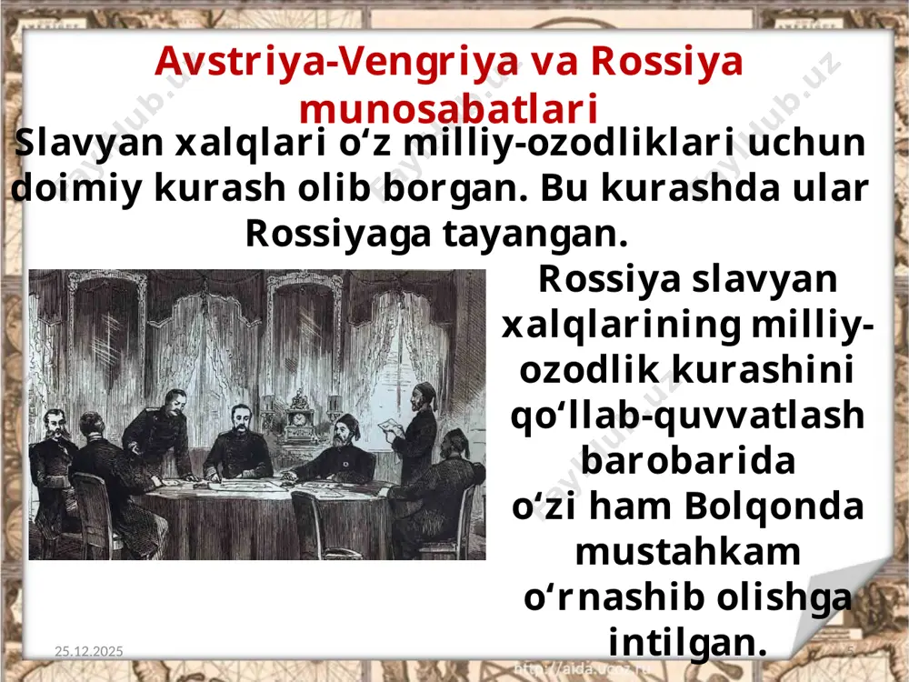 avstriya-vengriya imperiyasining tashqi siyosati 9 - sinf - Page 5