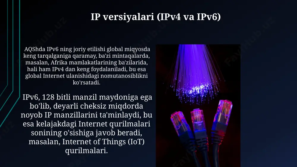 internet protokollari bo‘yicha taqdimot - Page 3