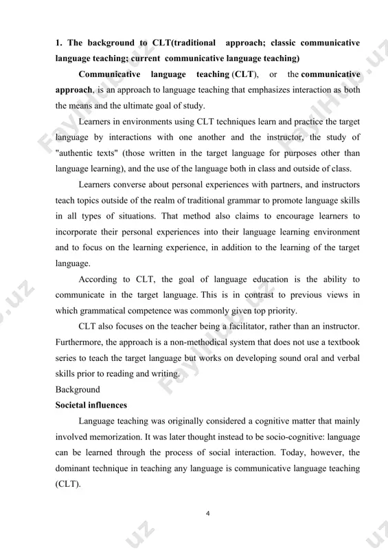 ound oral and verbal skills prior to reading and writing. background societal influences language teaching was originally considered a cognitive matter that mainly involved memorization. it was later thought instead to be socio-cognitive: language can be learned through the process of social interaction. today, however, the dominant technique in teaching any language is communicative language teaching (clt). it was noam chomsky's theories in the 1960s, focusing on competence and performance in language learning, that gave rise to communicative language teaching, but the conceptual basis for clt was laid in the 1970s by the linguists michael halliday, who studied how language functions are expressed through grammar, and dell hymes, who introduced the idea of a wider communicative competence instead of chomsky's narrower linguistic competence. the rise of clt in the 1970s and the early 1980s was partly in response to the lack of success with traditional language teaching methods and partly …