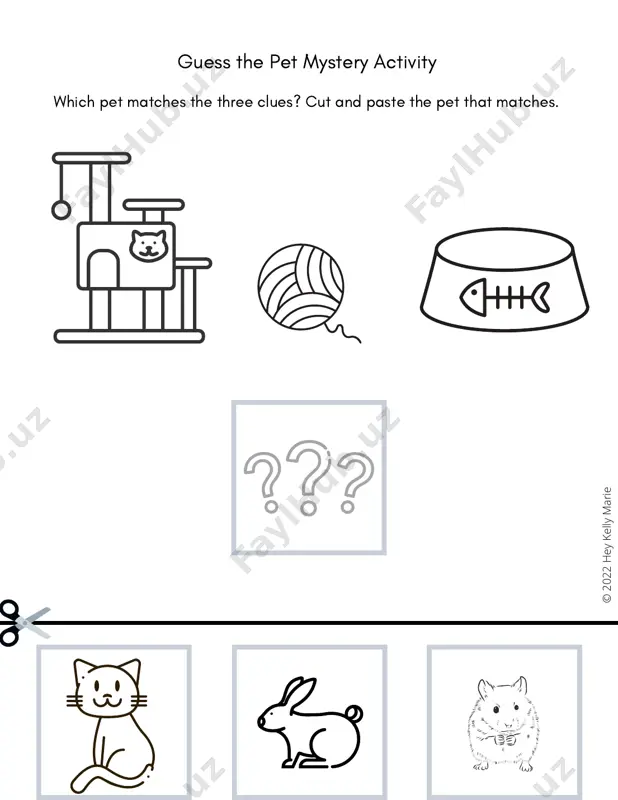 guess the pet mystery activity - Page 4