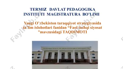 faol tashqi siyosat — PPTX