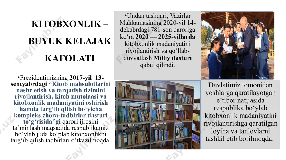 kitobxonlik – buyuk kelajak kafolati - Page 5