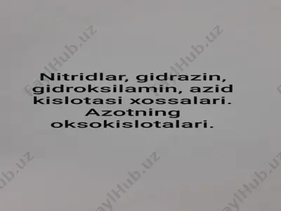 nitridlar — PPTX