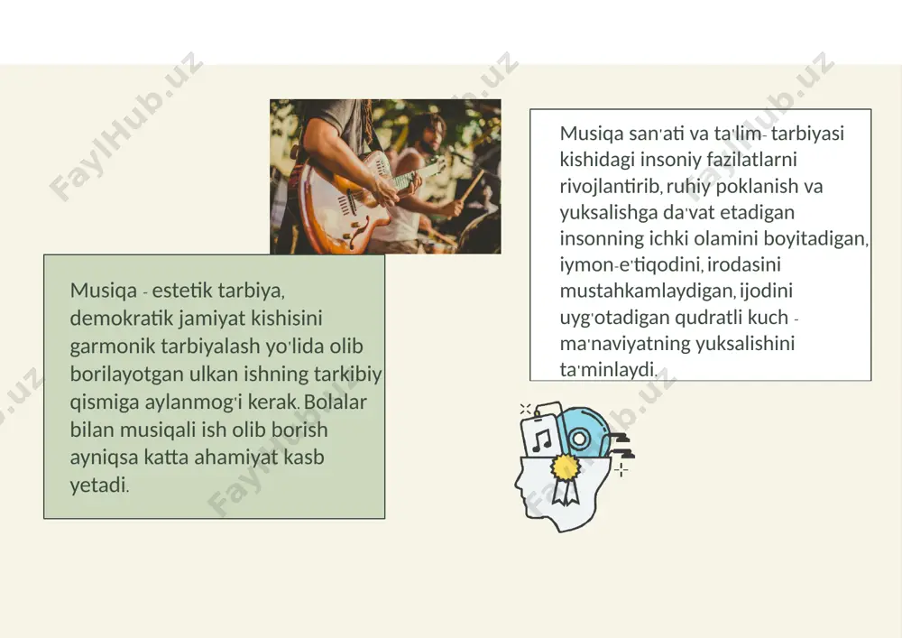 musiqa mashg'ulotlarini olisb borishda kreativ yondoshuv - Page 5