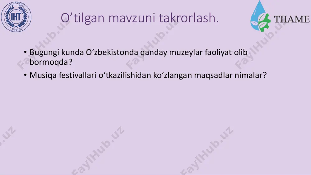 saqlashga sodiqlik; davlatlarning suveren tengligi va chegaralar daxlsizligini hurmat qilish; boshqa davlatlarning ichki ishlariga aralashmaslik; nizolarni tinch yo‘l bilan hal etish; kuch ishlatmaslik va kuch bilan tahdid qilmaslik; inson huquqlari va erkinliklarini hurmatlash; ichki milliy qonunlar va huquqiy normalardan xalqaro huquqning umume’tirof etilgan qoidalari va normalarining ustuvorligi; davlatning, xalqning oliy manfaatlari, farovonligi va xavfsizligini ta’minlash maqsadida ittifoqlar tuzish, hamdo‘stliklarga kirish va ulardan ajralib chiqish; tajovuzkor harbiy bloklar va uyushmalarga kirmaslik; davlatlararo aloqalarda teng huquqlilik va o‘zaro manfaatdorlik, davlat milliy manfaatlarining ustunligi; tashqi aloqalarni ham ikki tomonlama, ham ko‘p tomonlama kelishuvlar asosida rivojlantirish, bir davlat bilan yaqinlashish hisobiga boshqasidan uzoqlashmaslik kabilar ustuvor yo‘nalish sifatida belgilab olindi. yodda tuting! • o‘zbekiston respublikasi xalqaro munosabatlarning to‘la huquqli sub’yektidir. uning tashqi siyosati davlatlarning suveren tengligi, kuchishlatmaslik yoki kuch bilan tahdid qilmaslik, chegaralarning daxlsizligi, nizolarni tinch yo‘l bilan hal etish, boshqa davlatlarning ichki ishlariga aralashmaslik va xalqaro huquqning umume’tirof etilgan boshqa qoidalari va normalariga asoslanadi”. …