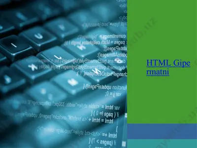 html gipermatni — PPT