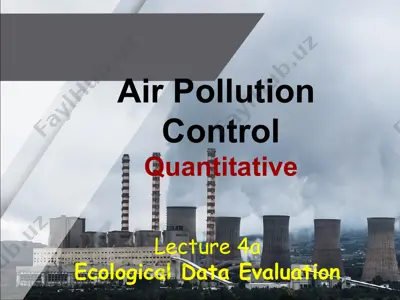 air pollution control — PPT
