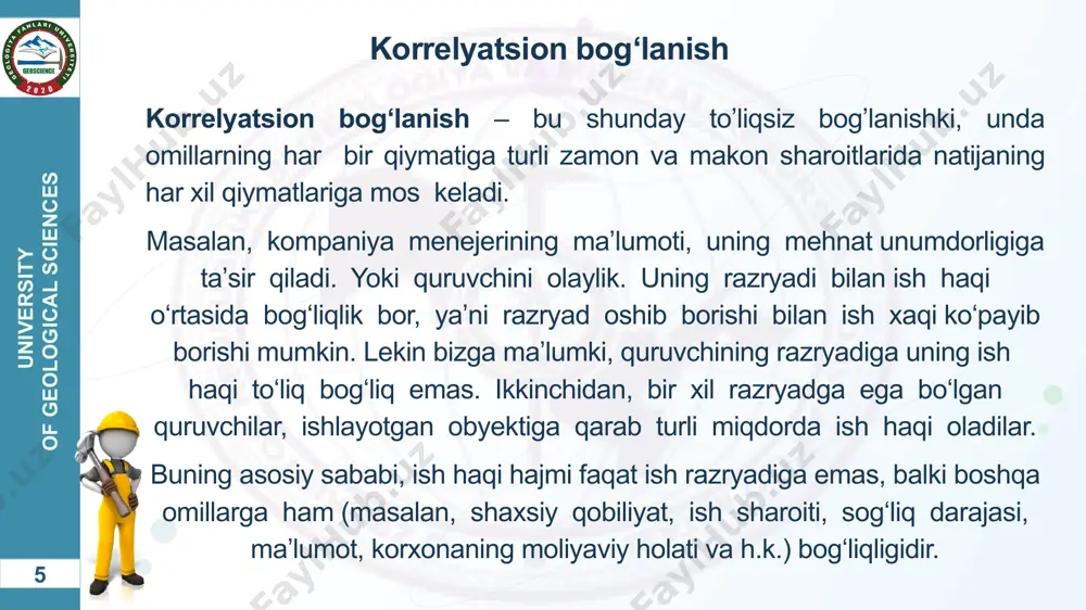 korrelyatsion va regression tahlil - Page 5