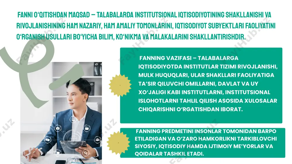 institutsional nazariyalarning paydo bo‘lishi va rivojlanishi - Page 4