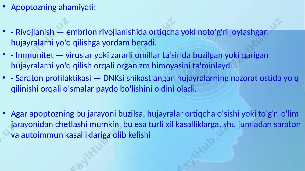 aze lines): bu mayda yoriqlar bo‘lib, stress yoki chaynash jarayonida emalda paydo bo‘lishi mumkin, lekin ko‘pincha tishning asosiy strukturasi buzilmaydi. ### 2. milk (gingiva) patomorfologiyasi milk (gingiva) tishlarni o‘rab turadigan yumshoq to‘qima bo‘lib, u ham yallig‘lanish va boshqa patologik jarayonlarga duch kelishi mumkin: - gingivit: milkning yallig‘lanishi. bu kasallik bakterial infeksiyalar tufayli yuzaga keladi va milkda shish, qizarish, qon ketishi kabi o‘zgarishlar bilan namoyon bo‘ladi. - periodontit: tish atrofidagi qo‘llab-quvvatlovchi to‘qimalarning (shu jumladan milk) chuqur yallig‘lanishi. bu kasallik milk chekinishi, tish atrofidagi to‘qimalarning buzilishi va oxir-oqibat tishning tushishiga olib keladi. fibroz: milk to‘qimalarining qalinlashishi va yumshoq elastikligining yo‘qolishi. bu ba'zan surunkali yallig‘lanish yoki travmadan keyin rivojlanishi mumkin. ### 3. tish toshlarining patomorfologiyasi tish toshlari (zaxm) — tish karashlari qattiqlashgandan so‘ng hosil bo‘ladigan mineral tuzilmalar bo‘lib, ular tish yuzasida to‘planib, milk va tish to‘qimalariga zarar yetkazadi. ularning patomorfologik o‘zgarishlari quyidagilar bilan xarakterlanadi: - mineralizatsiya: tish karashlarining tupukdagi kalsiy va fosfat ionlari …