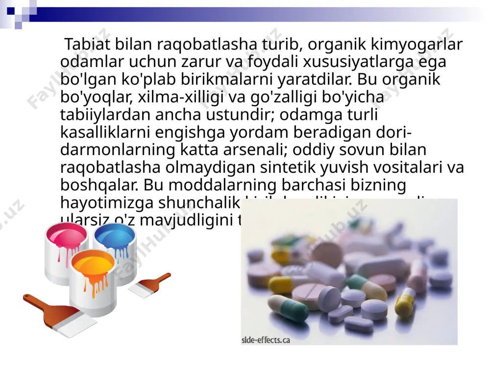 organik kimyoning xalq xo‘jaligidagi ahamiyati - Page 5