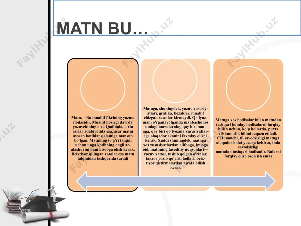 sistea» tushunchasi bilan bevosita bog‘lanadi, zotan, til birligi, qanday hajmda yoki ko‘rinishda bo‘lsa ham, nutqda real qo‘llanar ekan, u bir paytning o‘zida til sistemasining ham amalda qo‘llanayotganligidan dalolat beradi. demak, matnning har qanday shaklida ham til sistemasining nutqda namoyon bo‘lishini ko‘ramiz. agar matn shakli kichik bo‘lsa mikrosistema, katta hajmli matnlarda esa makrosistema amalda faollik ko‘rsatadi. bularning barchasi matn voqelanishining derivatsion xususiyatlari bilan uzviy bog‘liqdir. boshqacha aytganda, mikromatnlar derivatsiyasi qonun-qoidalari makromatnlar derivatsiyasi qonunqoidalaridan keskin farq qiladi. mikromatn makromatnning komponenti sifatida uning tarkibiga kirganda, o‘z maqomini o‘zgartiradi va shu bilan birga, u bilan bevosita bog‘liq bo‘lgan qonun-qoidalar ham amaliy quvvatini yo‘qotadi. matnning har qanday turida ham (mikro- yoki makromatnlarning barchasida) predikativ belgi mavjud bo‘ladi. matn semantik jihatdan yaxlitlikni, tugallangan fikr ifodasini berar ekan, uni predikativlik tushunchasidan ayri holda tasavvur etib bo‘lmaydi. bir so‘zli matnning ifoda materialini kengaytirib bo‘lmaydi. agar u kengaytirilsa, matn maqomi o‘zgaradi. matn va uning turlari ilmiy matn ijtimoiy-siyosiy matn …