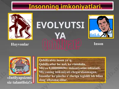 qobiliyat. insonning imkoniyatlari — PPTX