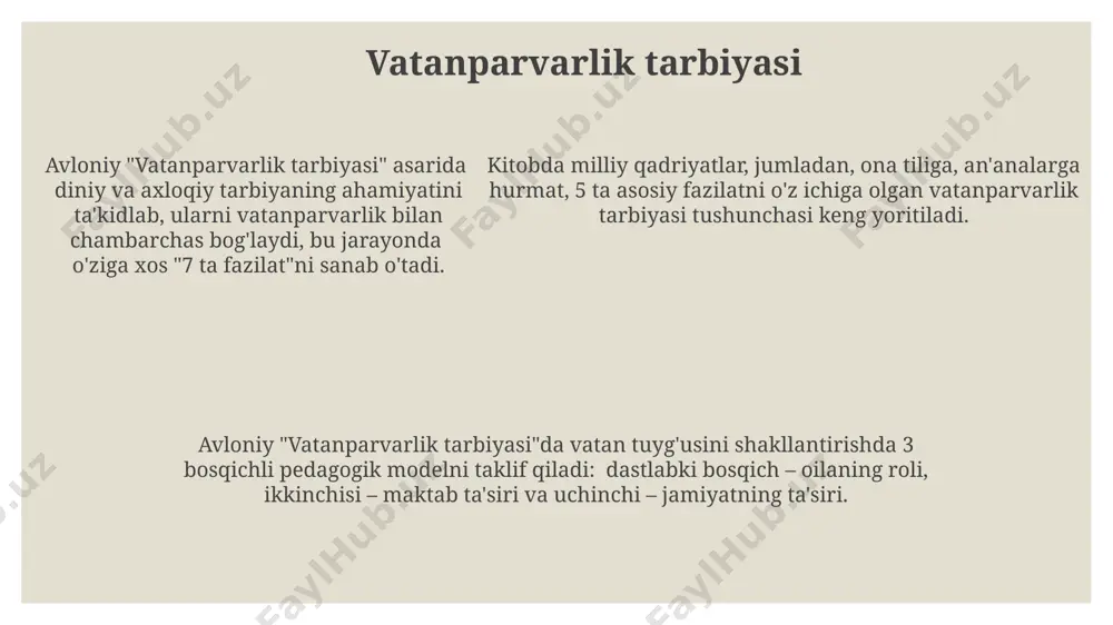 abdulla avloniy asarlaridan vijdon tarbiyasi masalalari - Page 5