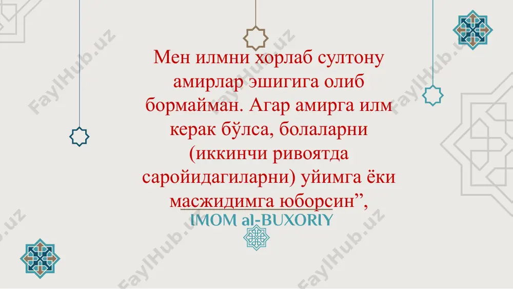 imom al-buxoriy hayoti - Page 5