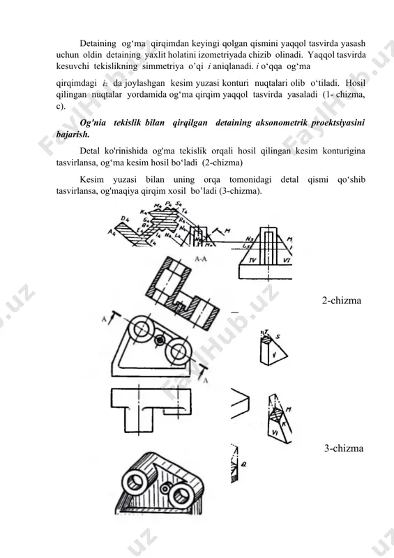 og'nia keşim va qirqim bajarishning haqiqiy kattaligini aniqlash - Page 3