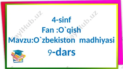 o`zbekiston madhiyasi — PPTX