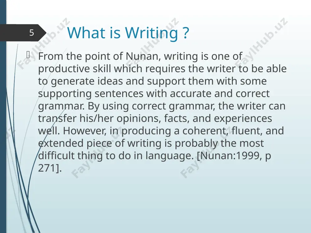 al activity in which texts are written to do things. having exploring different genres students get acquisition of structure and form for production the different types of texts. the model of genre writing has a three-phase organization 1) the target genre is modeled for students; 2) a text is jointly constructed by the teacher and students; 3) a text is independently constructed by each student. stages of genre writing the main attention on the first stage focuses on the function of the text-genre, its structure and content. within the second stage the following activities are used: research and analysis of the text, note-taking, discussion, role-play. in the third stage students construct their own text on the basis of experience acquired in the previous stages. the approach acknowledges that writing takes place in social situations and reflects a particular purpose, and that learning can happen consciously through imitation and analysis, which …