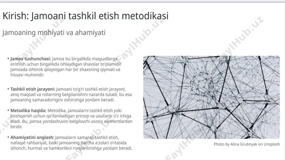 jamoani tashkil etish metodikasi. - Page 3