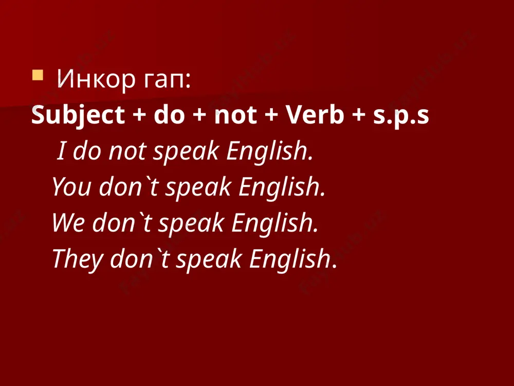 simple present (оддий хозирги замон) - Page 3