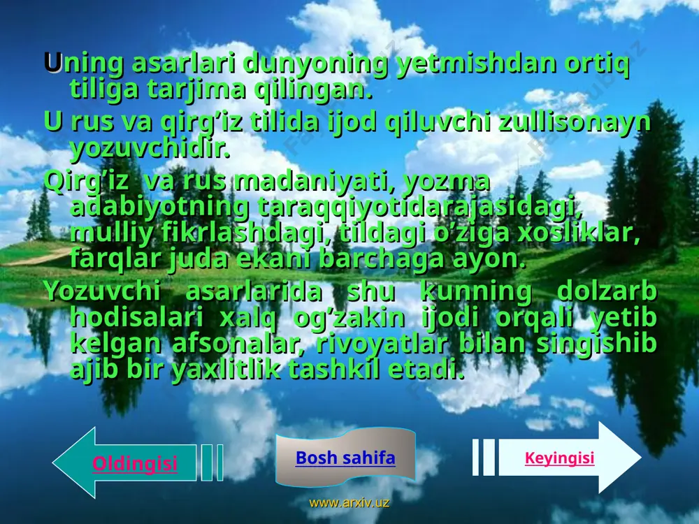 chingiz aytmatovning “qiyomat” romani - Page 4