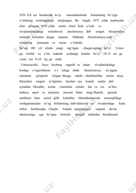 maktabgacha yoshdagi bolalarni o’sish va rivojlanishining asosiy qonuniyatlari - Page 5