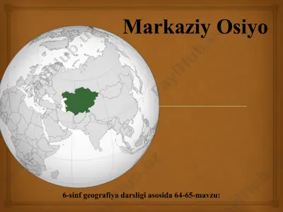 64-65-mavzu markaziy osiyo 6-sinf — PPT