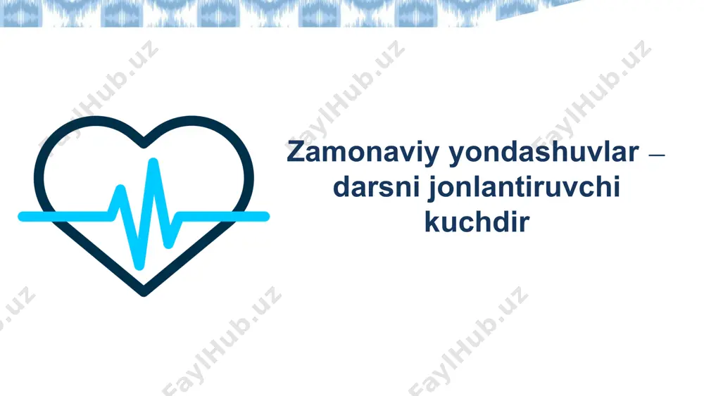 zi = 1 sm² 16 muammoni tushunish bosqichi uchun maslahatlar o‘quvchilarga mustaqil o‘qish va savol ustida o‘ylash imkonini bering; muhim ma’lumotlarni ajratib ko‘rsating yoki ularni tagiga chizing; o‘quvchilarni berilgan va yetishmayotgan ma’lumotlarni muhokama qilishga va ifodalashga yoki muammoni izohlashda ilhomlantiring. 2-bosqich: reja tuzish “n-hadda nechta kub borligini qanday formula orqali ifodalash mumkin?” “hajmni topish uchun nima qilish kerak deb o‘ylaysiz?” “to‘la sirt yuzini hisoblash uchun qanday yondashuvdan foydalanamiz?” “kublar ustma-ust qo‘yilganda, qaysi yoqlar ichki bo‘lib qoladi?” “bu masalani yechishda qanday formulalardan foydalanish kerak?” kutilayotgan reja: n-hadda kublar soni: 1+2+3+...+n = n(n+1)/2 hajm = kublar soni × 1 sm³ sirti yuzi = tashqi yoqlar soni × 1 sm² ichki yopishgan yoqlarni hisobga olish 18 reja tuzish bosqichi uchun maslahatlar o‘quvchilarga masalani yechishning turli usullarini taklif qilish imkonini bering va ularning takliflarini tinglang; formulalar va qoidalardan qaysi birini ishlatish mumkinligini muhokama qiling; o‘quvchilarni o‘z rejalarini og‘zaki yoki yozma tarzda ifodalashga undang; har …