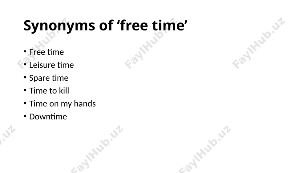 ielts and cefr speaking vocabulary: freetime - Page 5