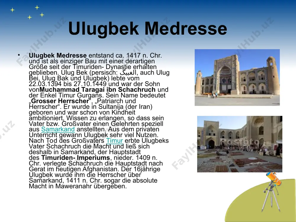 ulugbek medresse - Page 3
