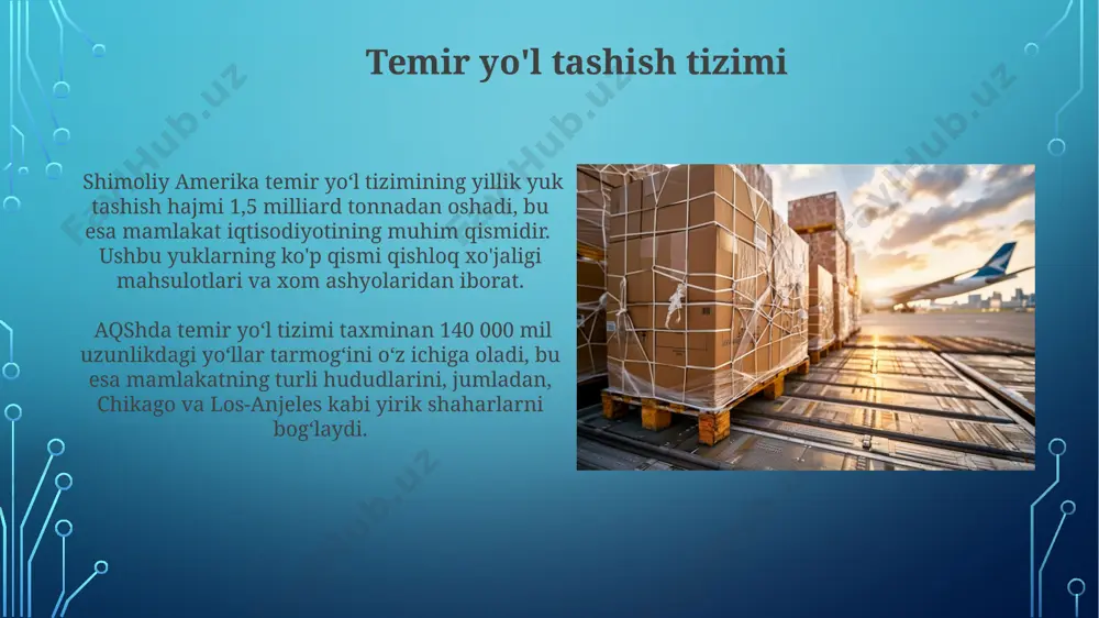amerika qo'shma shtatlarida logistika tizimi - Page 3