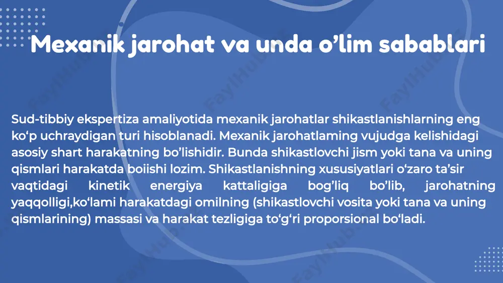 mexanik jarohatlar - Page 3