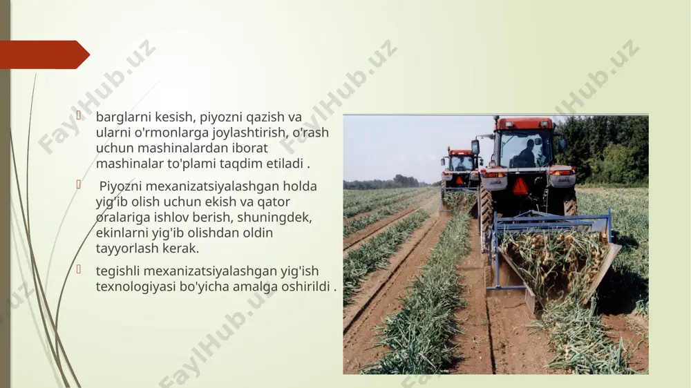 s. bundan tashqari, shakar bilan qora smorodina , malina va qulupnaydan xom murabbo tayyorlashingiz mumkin ; 1 kg rezavorlar uchun 1-1,5 kg oling granüllangan shakar . tayyor murabbo 6-8 °c haroratda saqlanadi. c va p vitaminlari 8 oy davomida xom murabbolarda deyarli to'liq saqlanadi . sabzavotlar yoki mevalar uchun suyuq sousga sirka kislotasi qo'shilsa , tuzlash kimyoviy saqlash usuli sifatida tasniflanishi mumkin . u ko'plab mikroorganizmlarning , birinchi navbatda chiriganlarning faoliyatini bostiradi . konservativ ta'sirni kuchaytirish uchun marinadlash germetik yopiq idishda pasterizatsiya bilan birlashtiriladi . marinadlarni to'ldirishda, bundan mustasno sirka, tuz, shakar, ziravorlar qo'shing. sabzavotlardan tashqari - bodring , pomidor, karam, qo'ziqorin, olma, nok, olxo'ri , gilos, bektoshi uzumni va qora smorodina tuzlanadi. konservalashning eng mashhur biokimyoviy usuli fermentatsiya hisoblanadi . tuzlama - yangi meva , sabzavot va qo'ziqorinlarning sut kislotasi fermentatsiyasi bilan saqlanishi . hosil bo'lgan sut kislotasi mahsulotga o'ziga xos ta'm beradi va uning yaxshi saqlanishiga yordam beradi, …