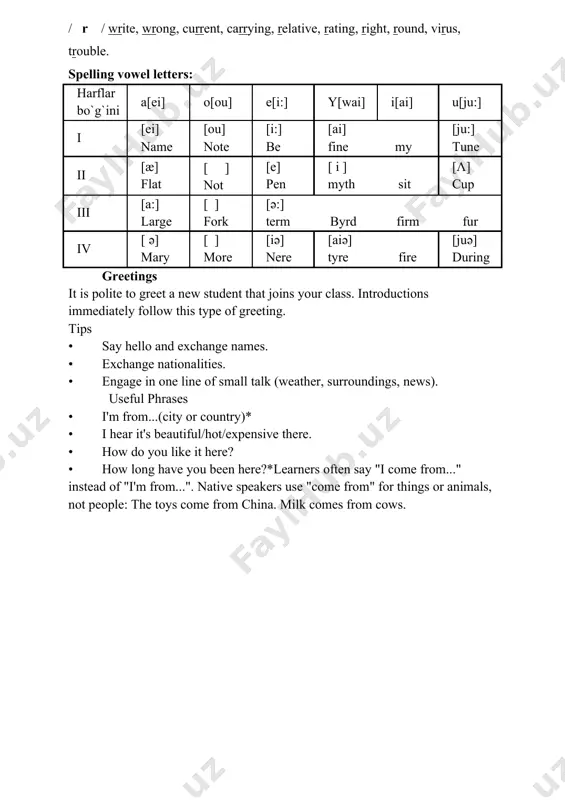 ilk comes from cows. literature: pupil`s book for the 10th grade by f. rashidova, n. tillayeva and z. karimova toshkent – “o`zbekiston” – 2017 encyclopedia internet sources: google.com, tourist.uz, cats.com.uz, uzbekistan.travel garner's modern english usage by bryan a. garner merriam-webster's collegiate dictionary by merriam-webster spunk & bite: a writer's guide to bold, contemporary style by arthur plotnik the copyeditor's handbook: a guide for book publishing and corporate communications by amy einsohn the blue book of grammar and punctuation by jane straus lesson 2. theme: text about gold. plan: 1. fill in the form 2. answer the questions. 3. discussion of the answers. 4. translate the text. gold is a chemical element with the symbol au (from latin: aurum) and atomic number 79, making it one of the higher atomic number elements that occur naturally. in a pure form, it is a bright, slightly reddish yellow, dense, soft, malleable, and ductile …