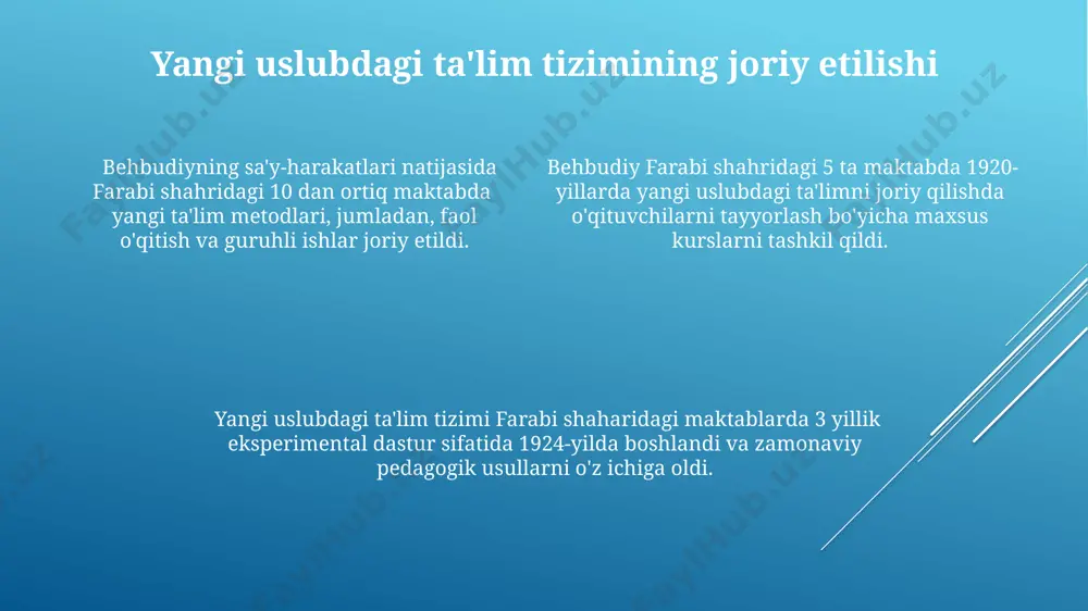 behbudiy, farobiy maktab va maorifni rivojlantirishdagi xizmati - Page 4