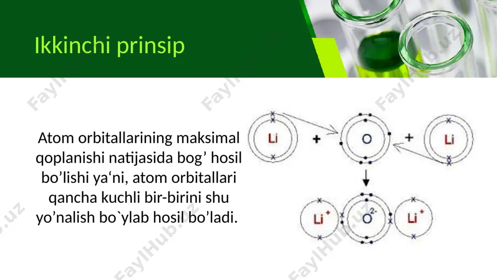 valent bog’lanishlar metodi. atom orbitallarning gibridlanishi va malekulalar geometriyasi. masala va mashqlar yechish - Page 5