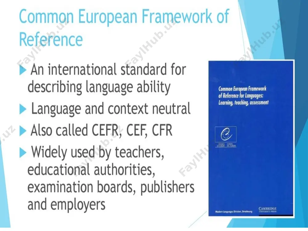 cefr darajalari: til ko'nikmalarining sifati - Page 5