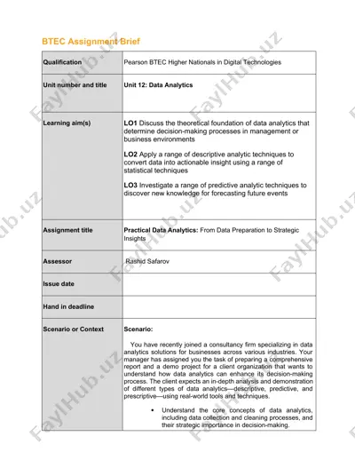 btec assignment brief — DOCX