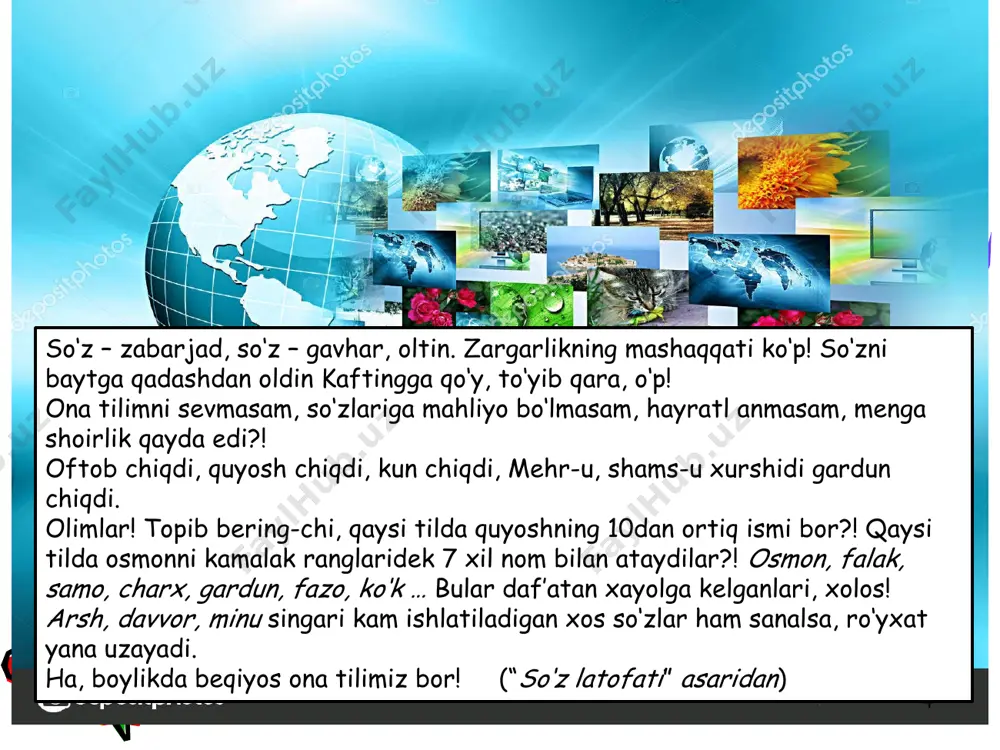 undov belgisining ishlatilishi 5-sinf - Page 4
