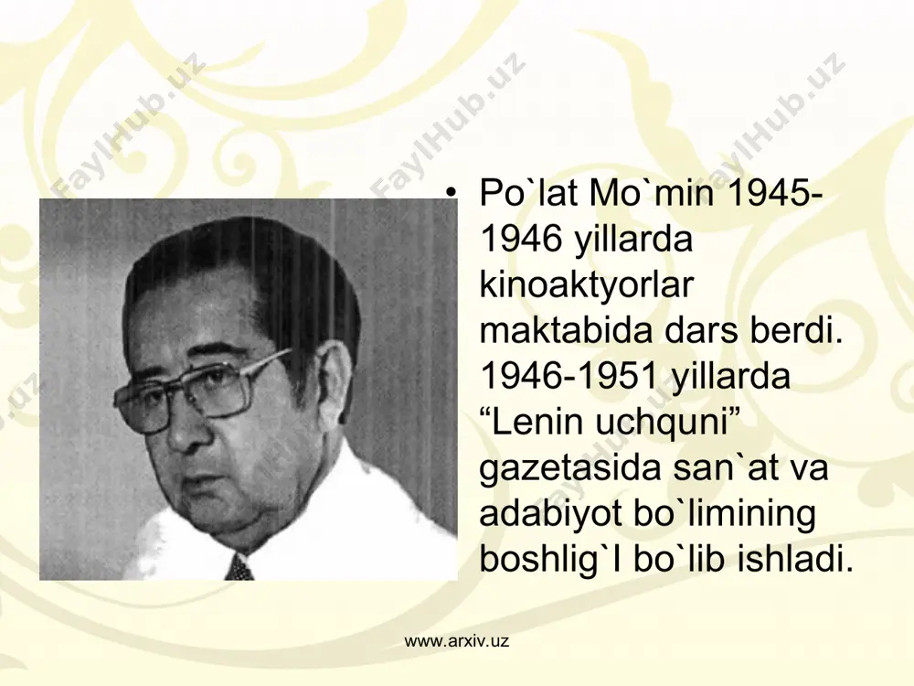 po’lat mo’min ijodida odob-ahloq mavzusi - Page 4