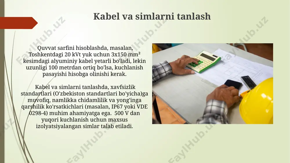qurilishda vaqtinchalik elektr ta'minotini hisoblash - Page 5