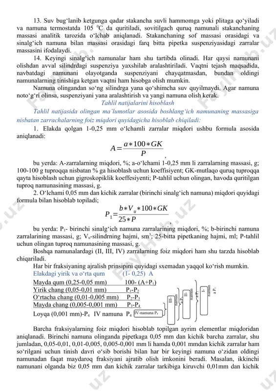 tuproqning mexanik tarkibini aniqlash usullari - Page 5